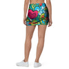 Floral Psychedelic Mini Skirt-grizzshop