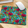 Floral Psychedelic Mouse Pad-grizzshop