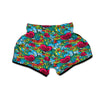 Floral Psychedelic Muay Thai Boxing Shorts-grizzshop