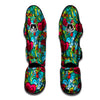 Floral Psychedelic Muay Thai Shin Guard-grizzshop