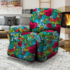 Floral Psychedelic Recliner Cover-grizzshop