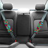 Floral Psychedelic Seat Belt Cover-grizzshop