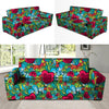 Floral Psychedelic Sofa Cover-grizzshop