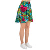 Floral Psychedelic Women's Skirt-grizzshop