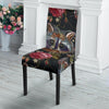 Floral Raccoon Pattern Print Chair Cover-grizzshop