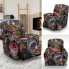 Floral Raccoon Pattern Print Recliner Cover-grizzshop