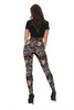 Floral Raccoon Print Pattern Women Leggings-grizzshop