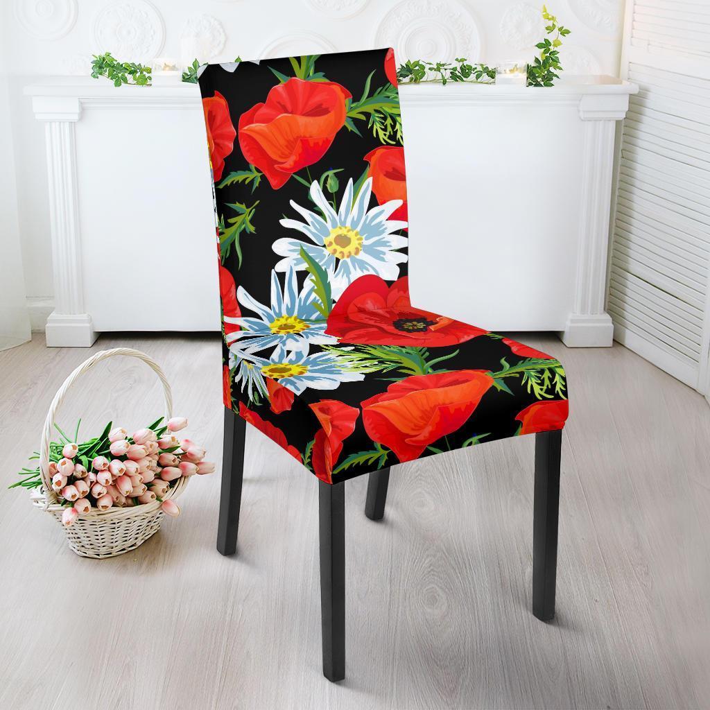 Flower print online chair