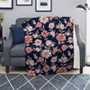 Floral Rose Print Blanket-grizzshop