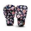 Floral Rose Print Boxing Gloves-grizzshop