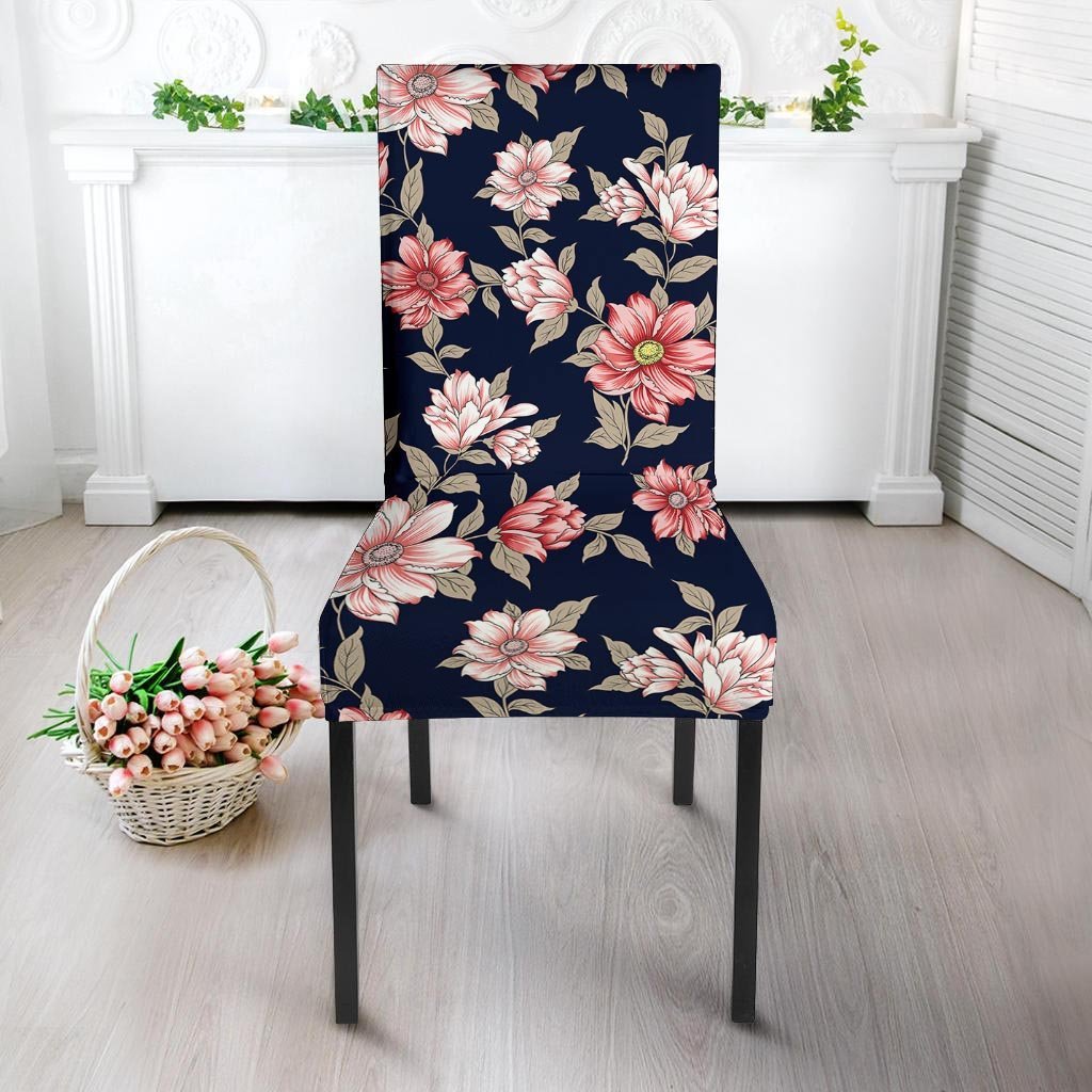 Floral Rose Print Chair Cover-grizzshop