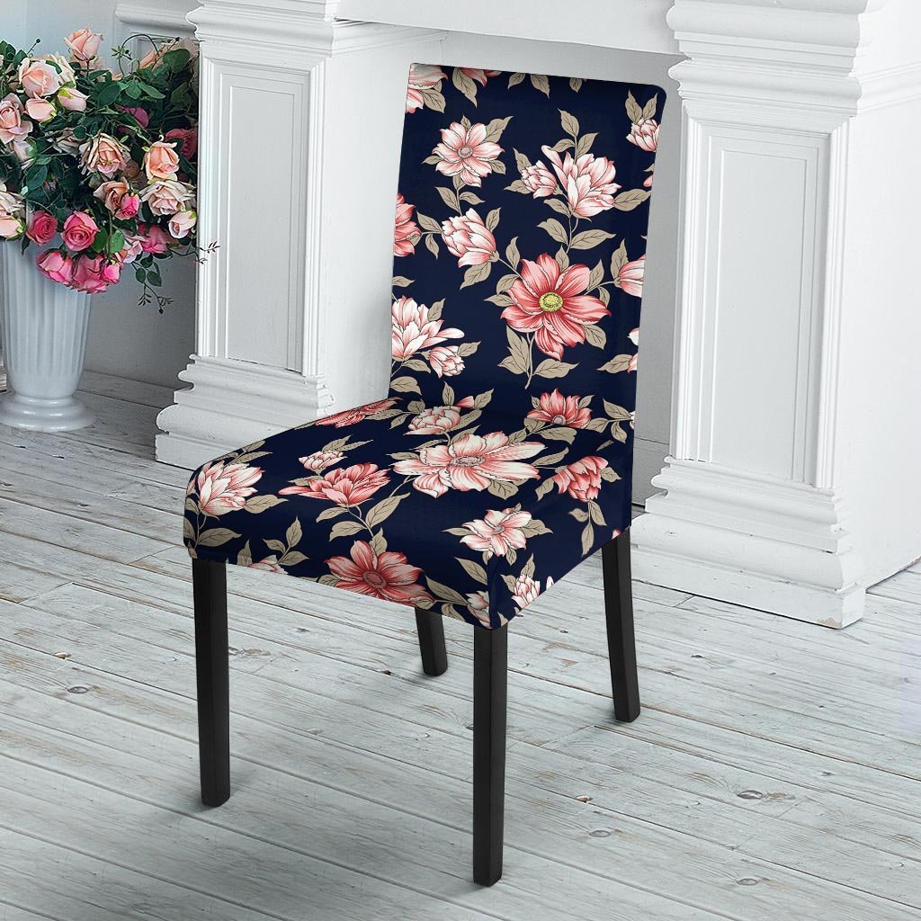 Floral Rose Print Chair Cover-grizzshop