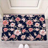 Floral Rose Print Door Mat-grizzshop