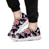 Floral Rose Print Men's Sneakers-grizzshop