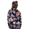 Floral Rose Print Women's Hoodie-grizzshop