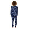 Floral Shibori Print Pattern Women's Pajamas-grizzshop