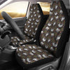 Floral Sloth Pattern Print Universal Fit Car Seat Cover-grizzshop