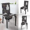 Floral Sloth Print Pattern Chair Cover-grizzshop