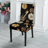 Floral Steampunk Pattern Print Chair Cover-grizzshop