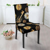 Floral Steampunk Pattern Print Chair Cover-grizzshop