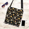 Floral Steampunk Pattern Print Crossbody Bags-grizzshop