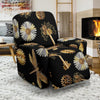 Floral Steampunk Pattern Print Recliner Cover-grizzshop