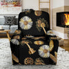 Floral Steampunk Pattern Print Recliner Cover-grizzshop