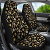 Floral Steampunk Pattern Print Universal Fit Car Seat Cover-grizzshop