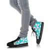 Floral Swan Pattern Print Men Women's High Top Shoes-grizzshop