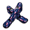 Floral Sweet Pea Print Pattern Muay Thai Shin Guards-grizzshop