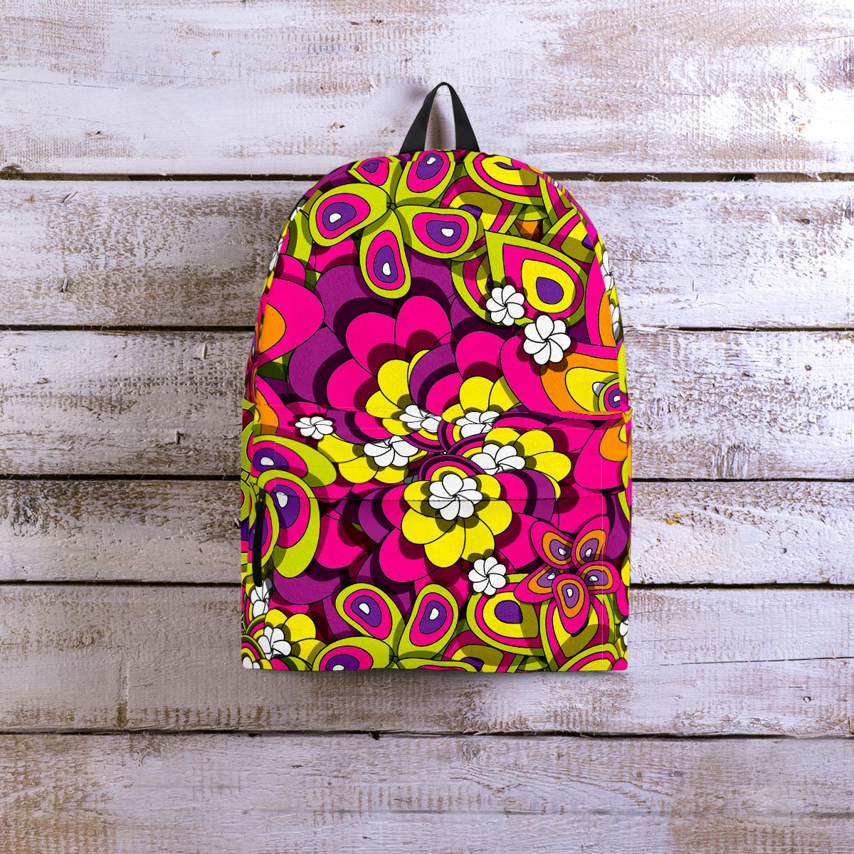 Floral Trippy Backpack-grizzshop