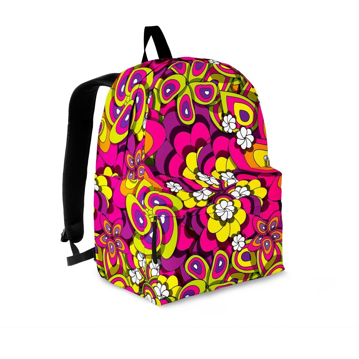 Floral Trippy Backpack-grizzshop