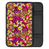 Floral Trippy Car Console Cover-grizzshop