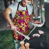 Floral Trippy Men's Apron-grizzshop