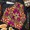 Floral Trippy Men's Apron-grizzshop