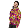 Floral Trippy Men's Hoodie-grizzshop