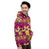 Floral Trippy Men's Hoodie-grizzshop