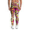 Floral Trippy Men's Leggings-grizzshop