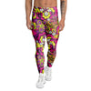 Floral Trippy Men's Leggings-grizzshop