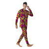 Floral Trippy Men's Pajamas-grizzshop