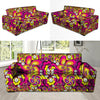 Floral Trippy Sofa Cover-grizzshop