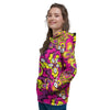 Floral Trippy Women's Hoodie-grizzshop