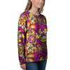 Floral Trippy Women's Sweatshirt-grizzshop