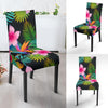 Floral Tropical Hawaiian Flower Hibiscus Palm Leaves Pattern Print Chair Cover-grizzshop