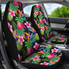 Load image into Gallery viewer, Floral Tropical Hawaiian Flower Hibiscus Palm Leaves Pattern Print Universal Fit Car Seat Cover-grizzshop