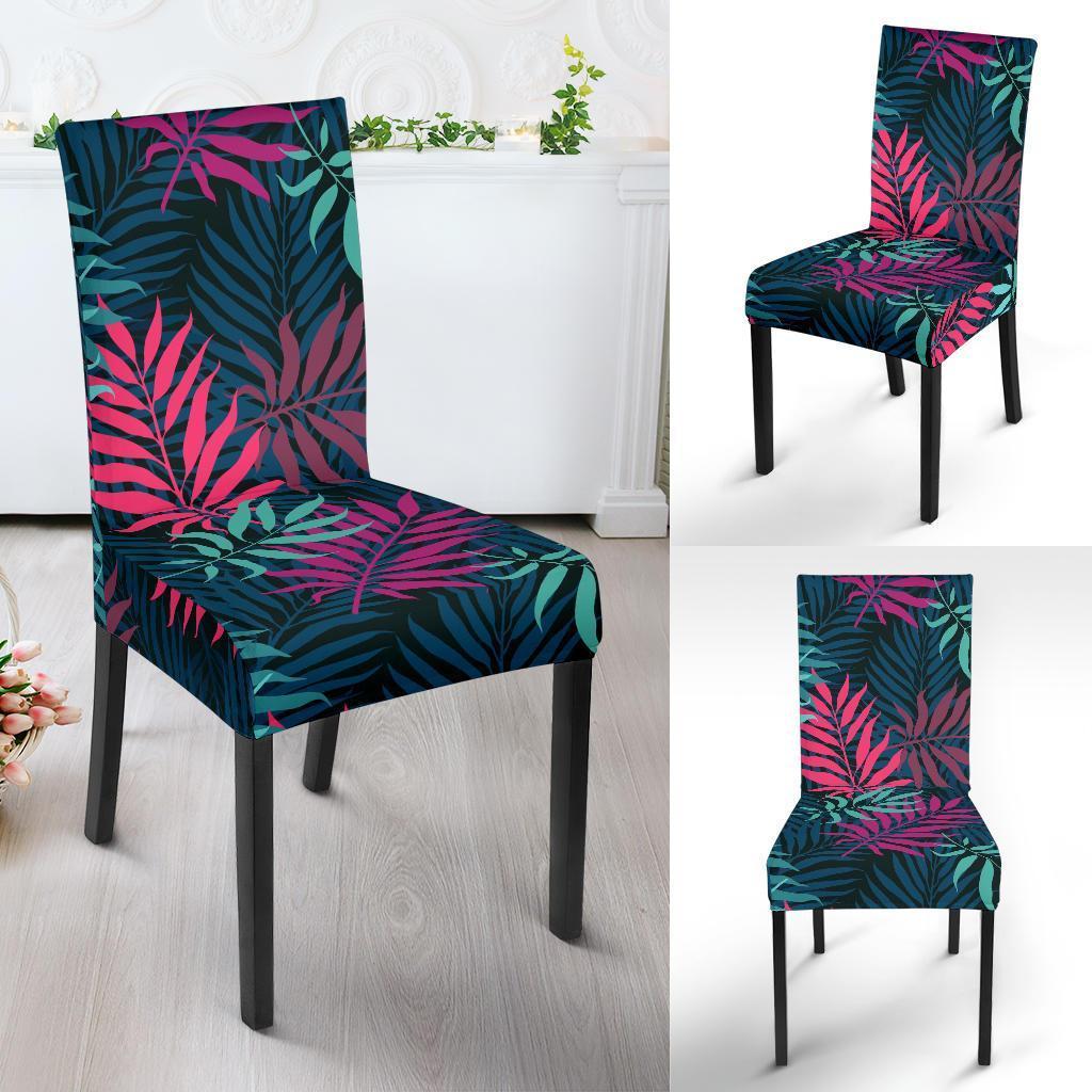 Floral Tropical Hawaiian Palm Leaves Pattern Print Chair Cover-grizzshop