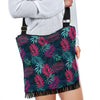 Floral Tropical Hawaiian Palm Leaves Pattern Print Crossbody Bags-grizzshop