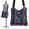 Floral Tropical Hawaiian Palm Leaves Pattern Print Crossbody Bags-grizzshop