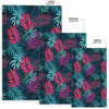 Floral Tropical Hawaiian Palm Leaves Pattern Print Floor Mat-grizzshop