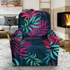 Floral Tropical Hawaiian Palm Leaves Pattern Print Recliner Cover-grizzshop